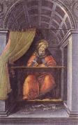 Sandro Botticelli st.augustine in the cell Sweden oil painting artist